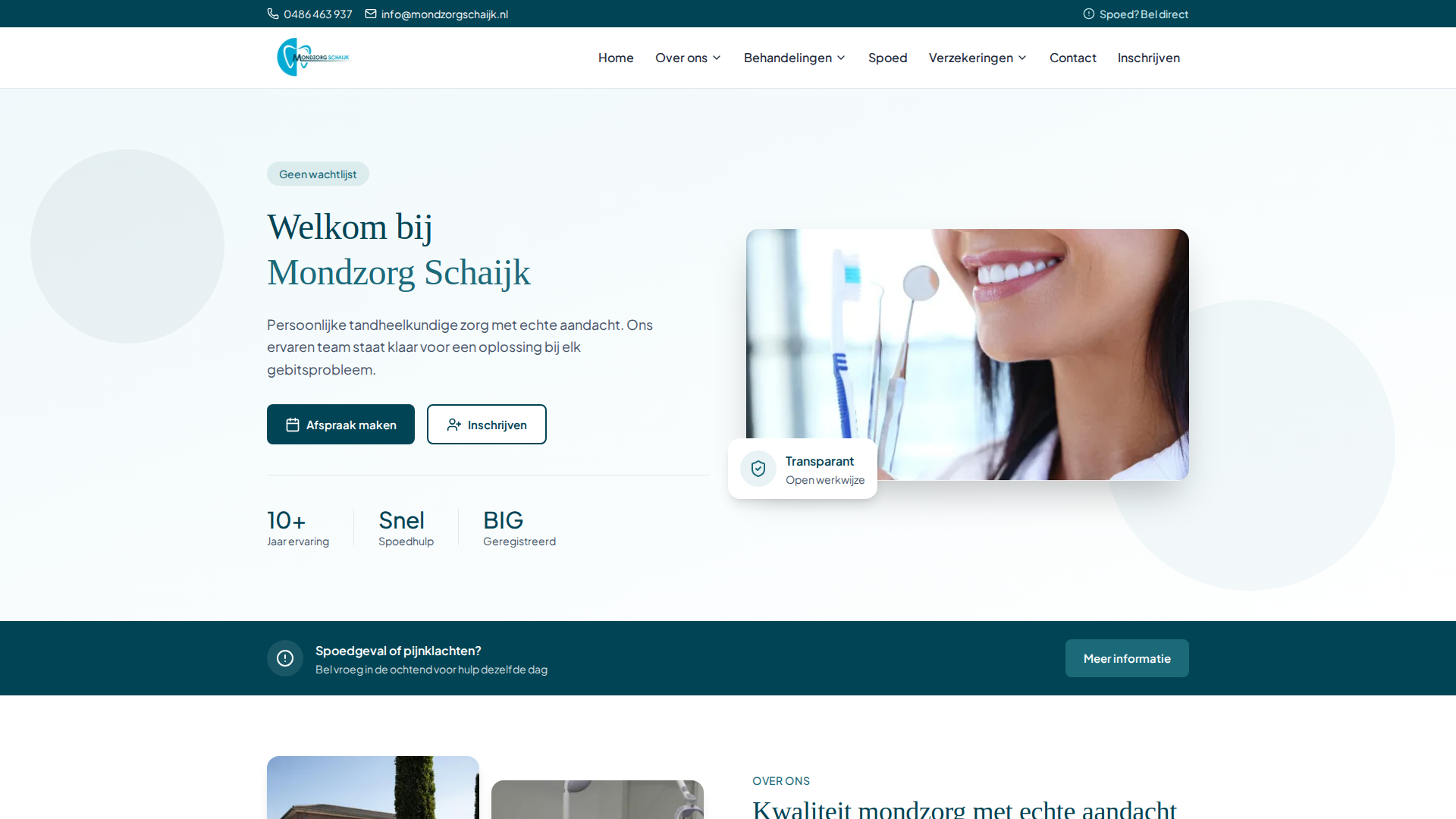 Mondzorg Schaijk na AI redesign